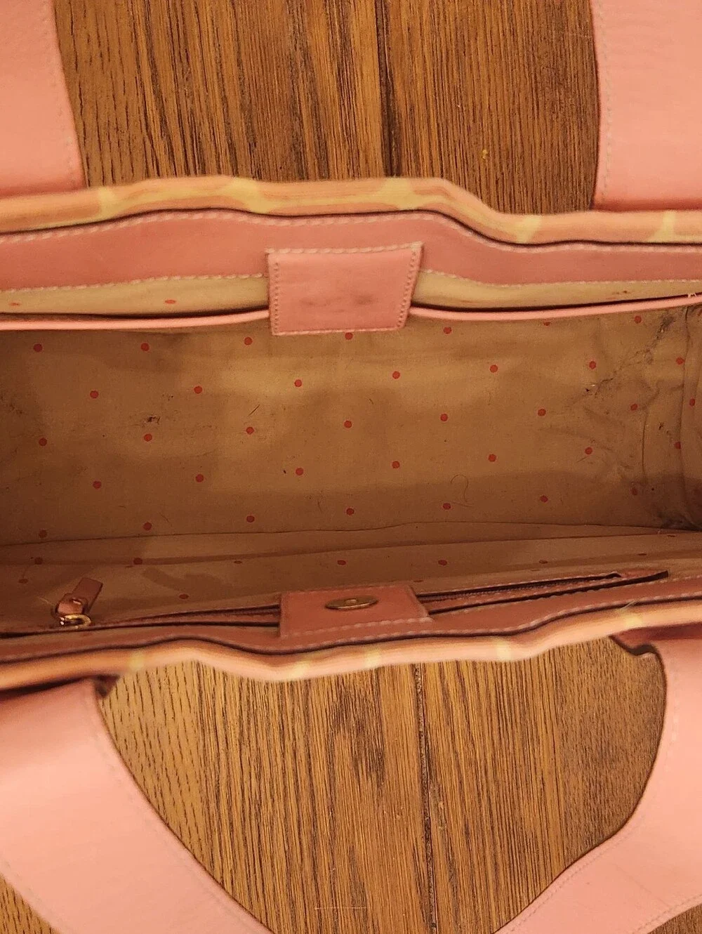 Kate Spade Pink Giraffe Print Tote